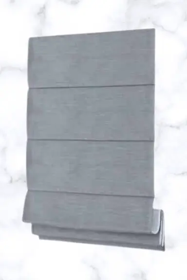 Classic style roman shade sample